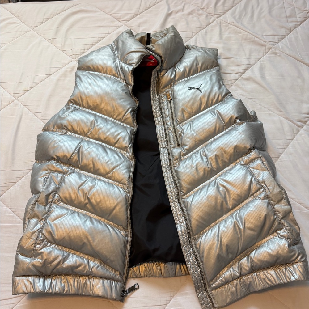 Puma Men’s Shiny Silver Vest